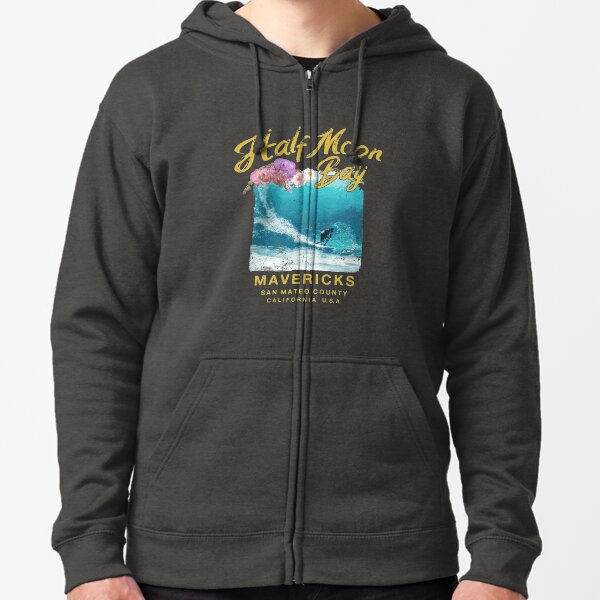 Vista previa del artículo con la obra «Los MAVERICKS practican surf en olas grandes en Half Moon Bay», diseñado y vendido por IronEcho.