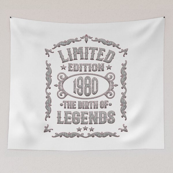 Item preview,  Born 1980 - Legends Birthday Funny Gift designed and sold by Dubbra.