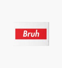 Decoración Bruh Momento Redbubble - noob roblox oof funny meme dank l#U00e1mina enmarcada