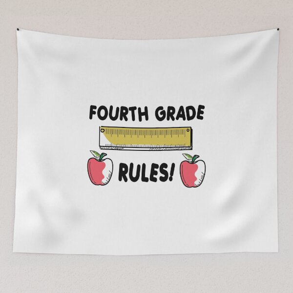 Artikelvorschau, Teaching product - Fourth Grade Rules! - Gifts for Elementary Teachers entworfen und verkauft von stuch75.