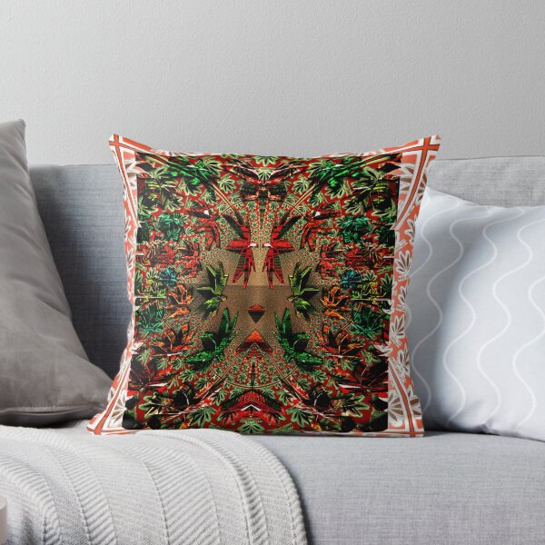 Mary Jane Red Throw Pillow
