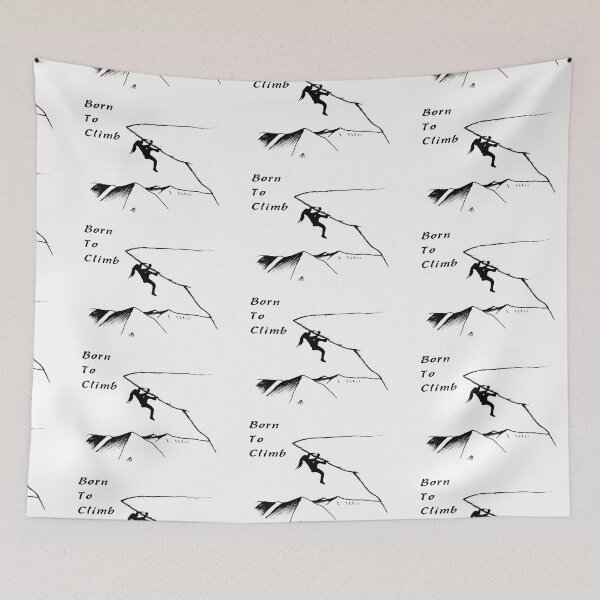 Item preview, Mountaineering Born to Climb designed and sold by Gordon Lavender.