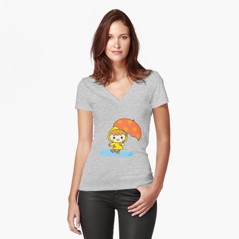 Item preview, Fitted V-Neck T-Shirt designed and sold by Claudiocmb.