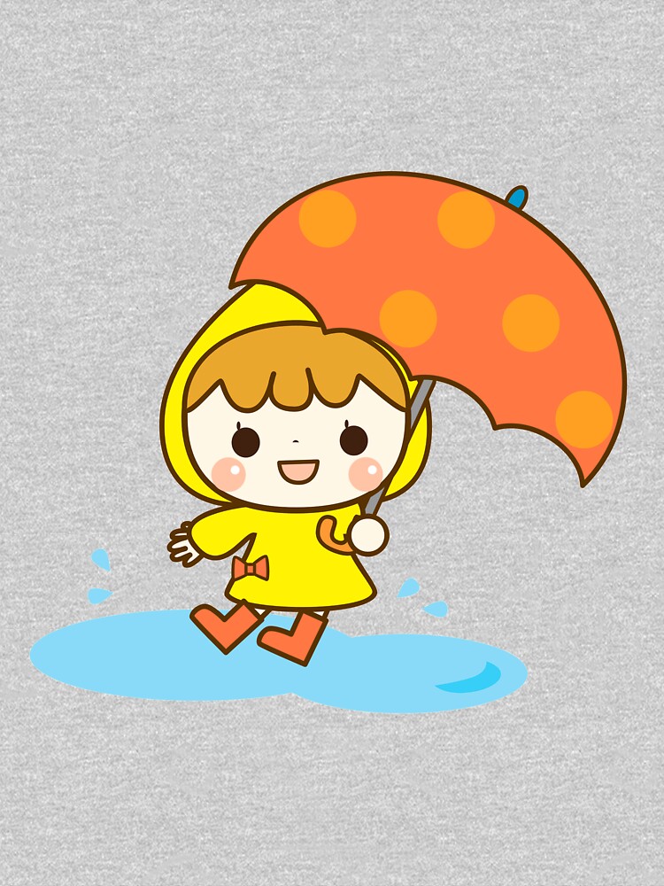 Thumbnail 3 of 3, Relaxed Fit T-Shirt, Girl with Umbrella designed and sold by Claudiocmb.