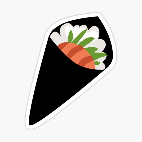 Salmon Sushi Hand Roll  Sticker