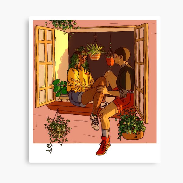 things that grow quietly in the sunshine Canvas Print