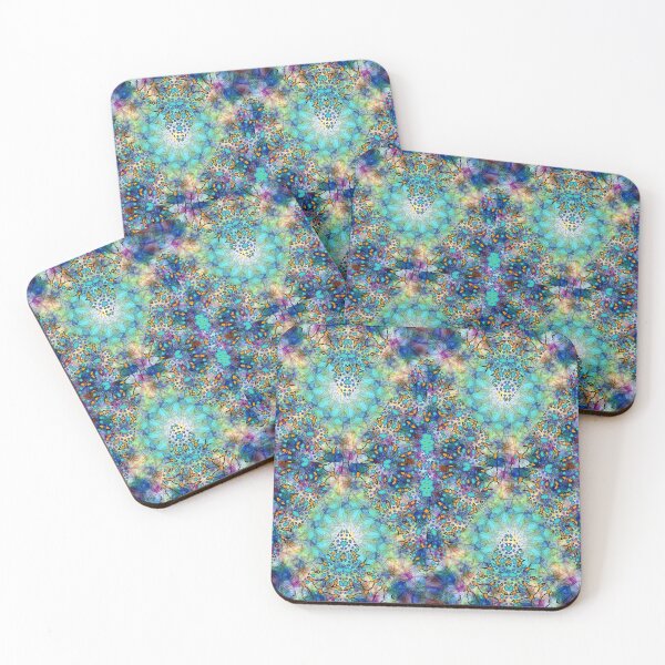 Item preview, Watercolor Batik Blue Prism designed and sold by AuntyReni.