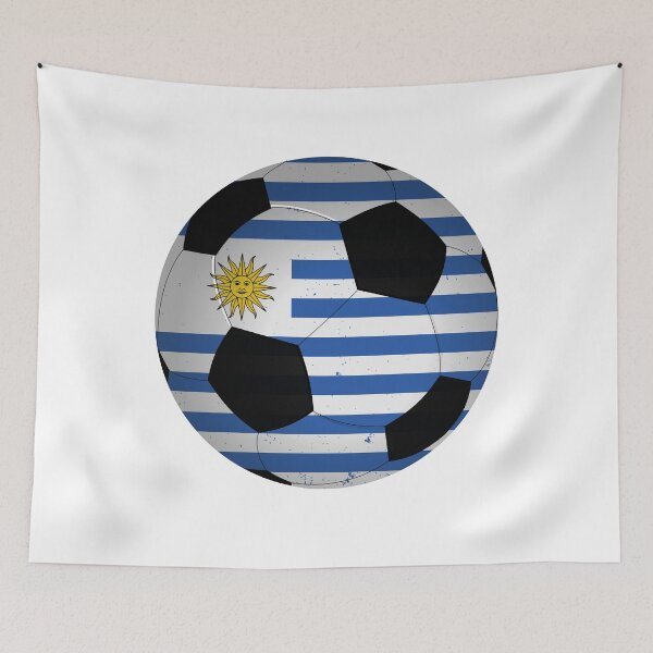 Artikelvorschau, Fußball, Uruguay-Fußballdesign, Uruguay-Flagge entworfen und verkauft von marosharaf.