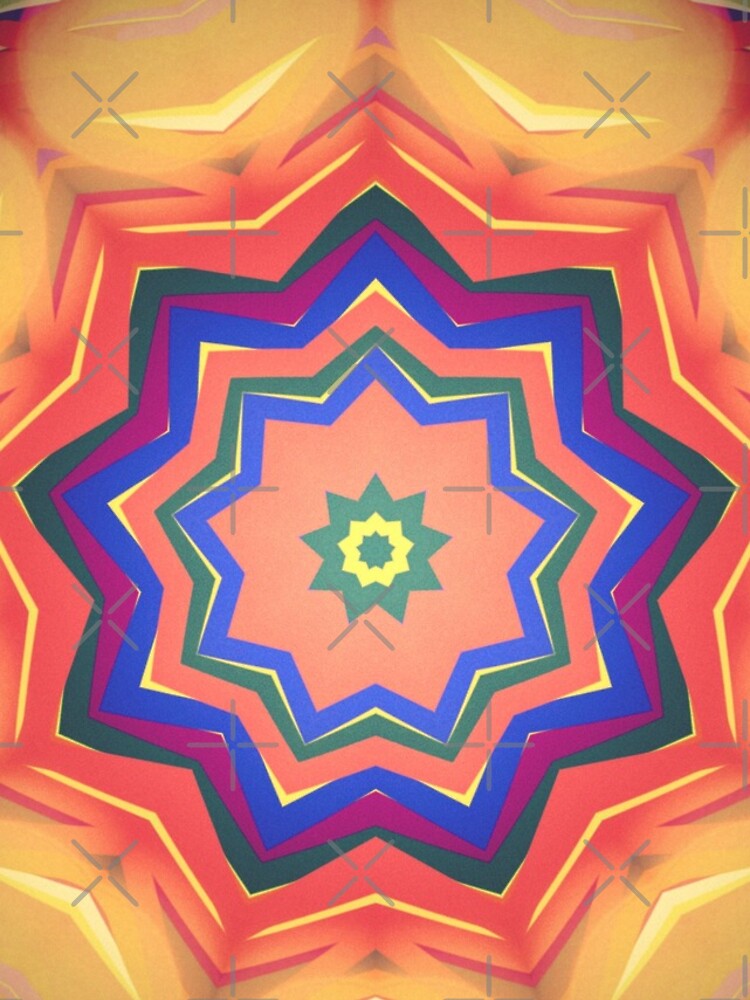 Here Comes the Sun Mandala Art - Yoga Lover Gift by OneDayArt