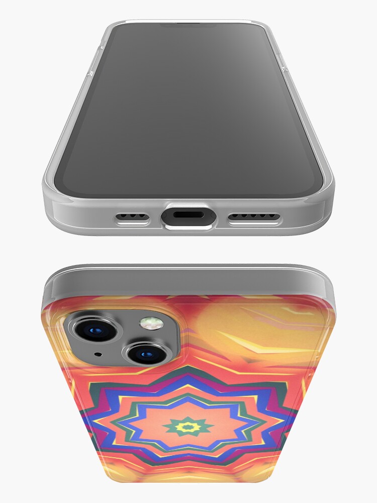 Alternate view of Here Comes the Sun Mandala Art - Yoga Lover Gift iPhone Case