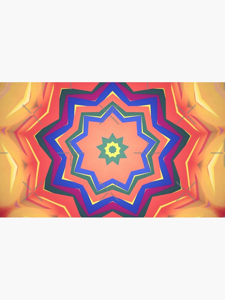 Here Comes the Sun Mandala Art - Yoga Lover Gift by OneDayArt