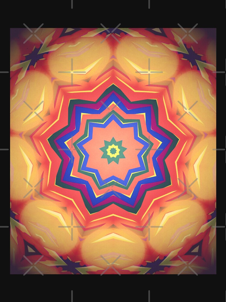 Here Comes the Sun Mandala Art - Yoga Lover Gift by OneDayArt