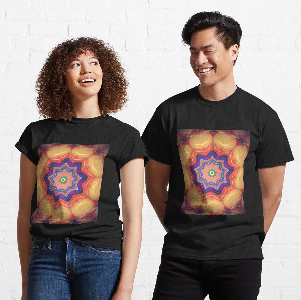Here Comes the Sun Mandala Art - Yoga Lover Gift Classic T-Shirt