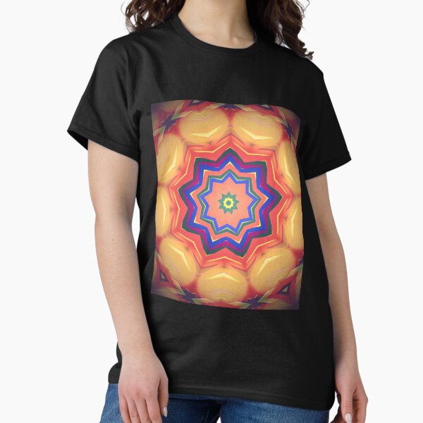 Here Comes the Sun Mandala Art - Yoga Lover Gift Classic T-Shirt