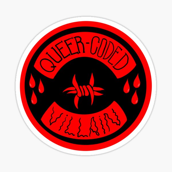 queer-coded villain Sticker