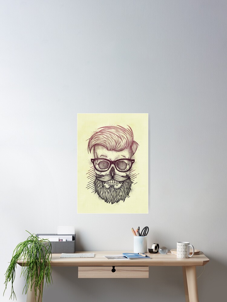 Thumbnail 1 of 3, Poster, Hipster is Dead designed and sold by mikekoubou.