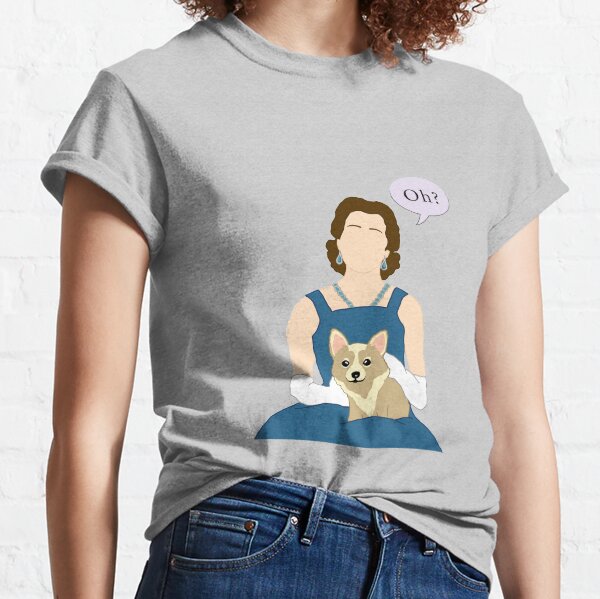 Queen and her corgis The Crown Classic T-Shirt