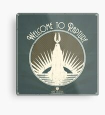 Bioshock Welcome To Rapture Metal Print