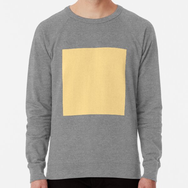 butter yellow sweatshirt