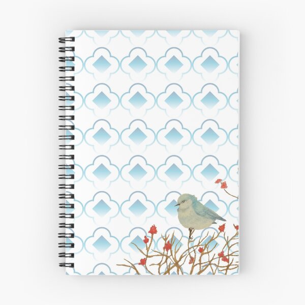Item preview, Blue Bird Red flowers designed and sold by Baxtergraham.