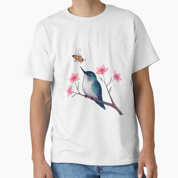 Item preview, bee hummingbird with bee designed and sold by snowysaur.