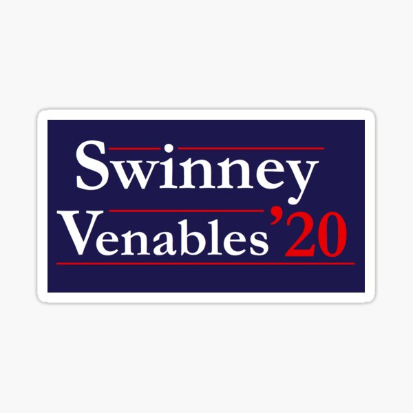 Swinney Venables '20 Clemson Campaign Sign Sticker