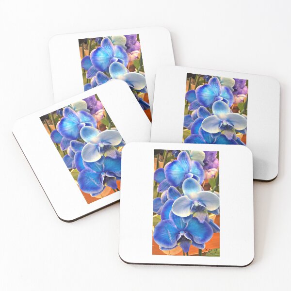 Item preview, Blue Orchids designed and sold by Shelley Loewnau-Jones Studio.