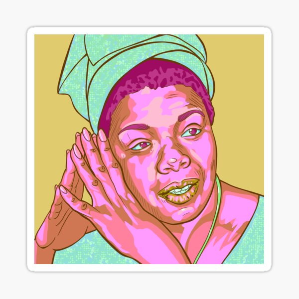 Maya Angelou- Womens History Month Sticker