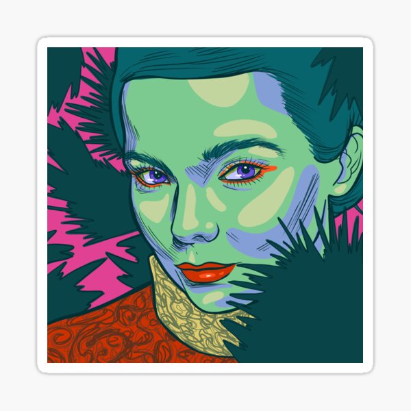 Björk Guðmundsdóttir - Women's History Month Sticker