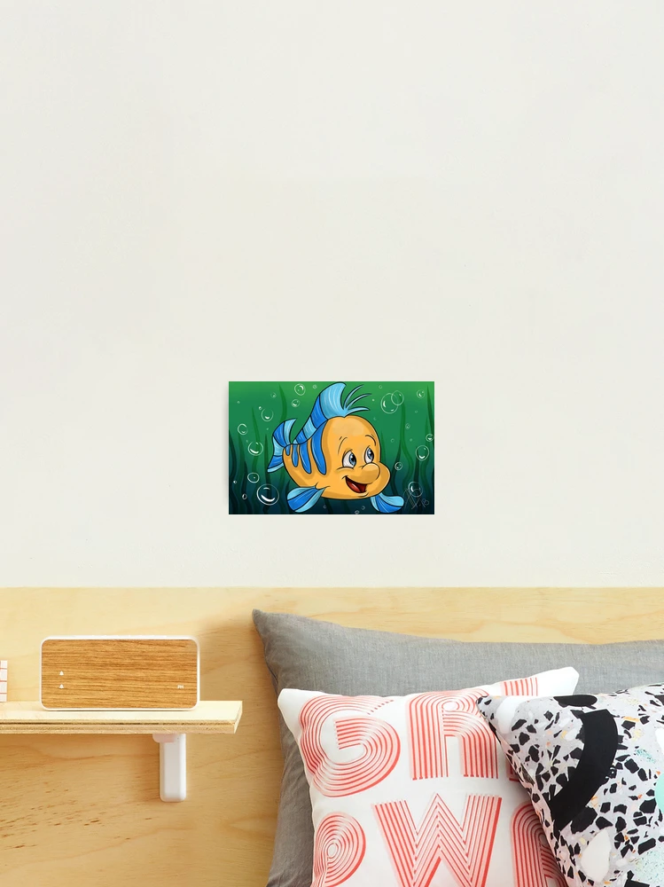 Yellow and Blue Fish Cartoon Art Print for Sale by OCD GothNerd