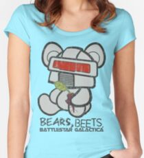 Bears Beets Battlestar Galactica Women's Fitted Scoop T-Shirt