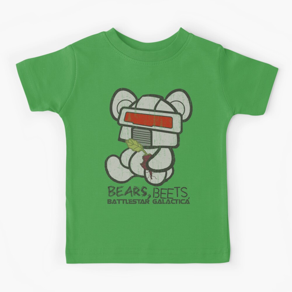 "Bears Beets Battlestar Galactica" Kids TShirt for Sale by B4DW0LF