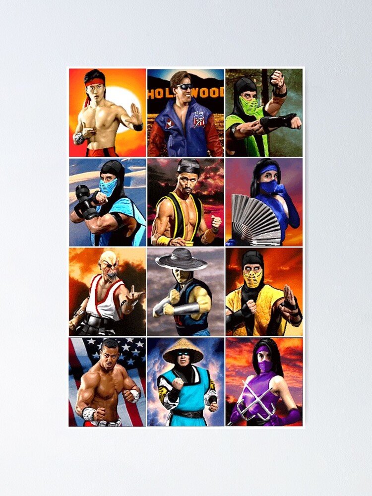 Mortal Kombat 2 Kombatants | Poster