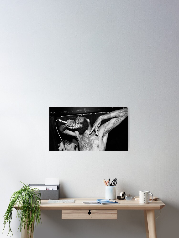 Thumbnail 2 of 3, Poster, MC Ride- Death Grips designed and sold by HalfSquare.