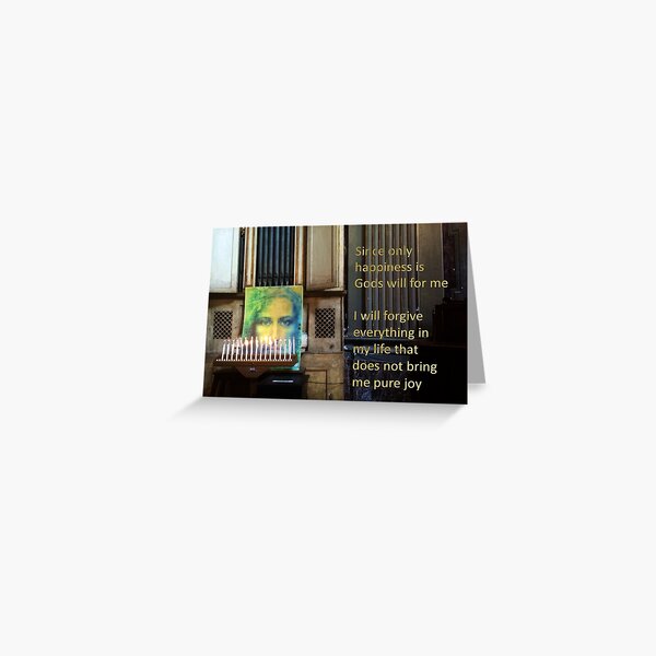 Forgiveness quote Greeting Card