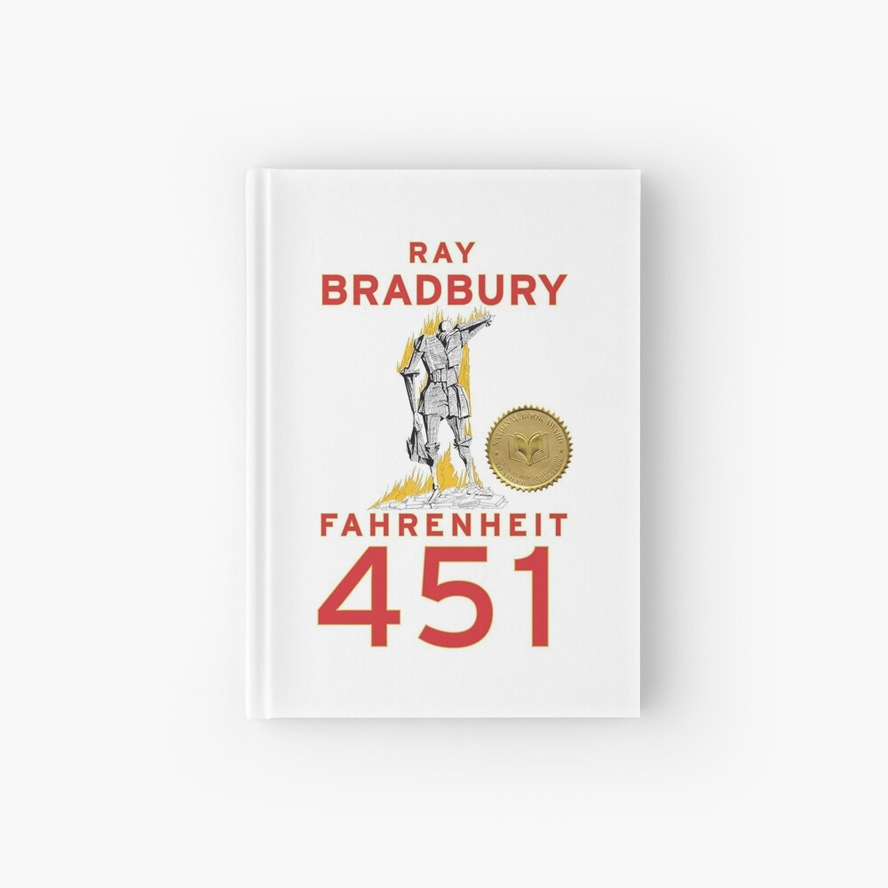 fahrenheit 451 by ray bradbury - book cover Hardcover Journal
