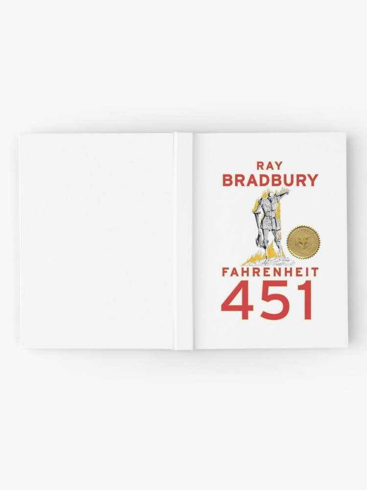 Alternate view of fahrenheit 451 by ray bradbury - book cover Hardcover Journal