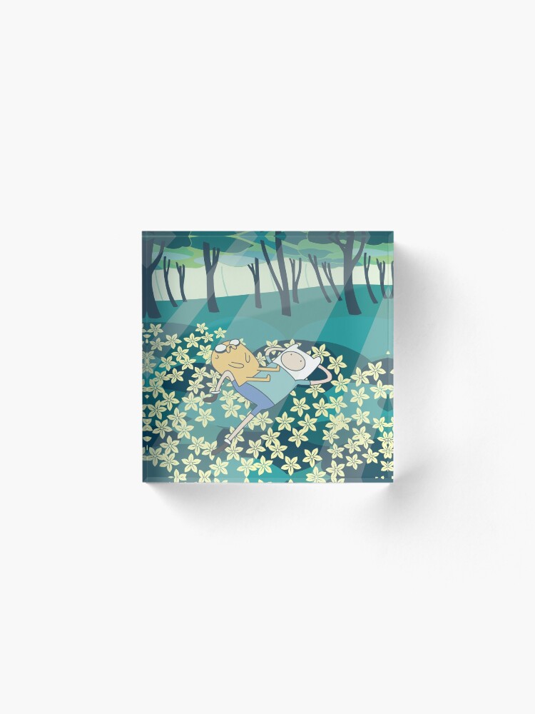 Alternate view of Field of Flowers (Adventure Time) Acrylic Block