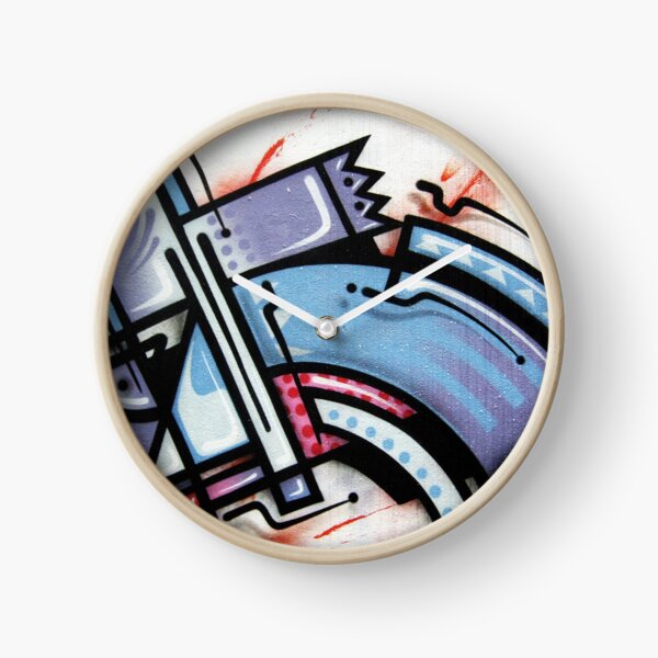 street art: bauhaus triptych 1 Clock