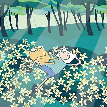 Artwork thumbnail, Field of Flowers (Adventure Time) by Ashley Castleton