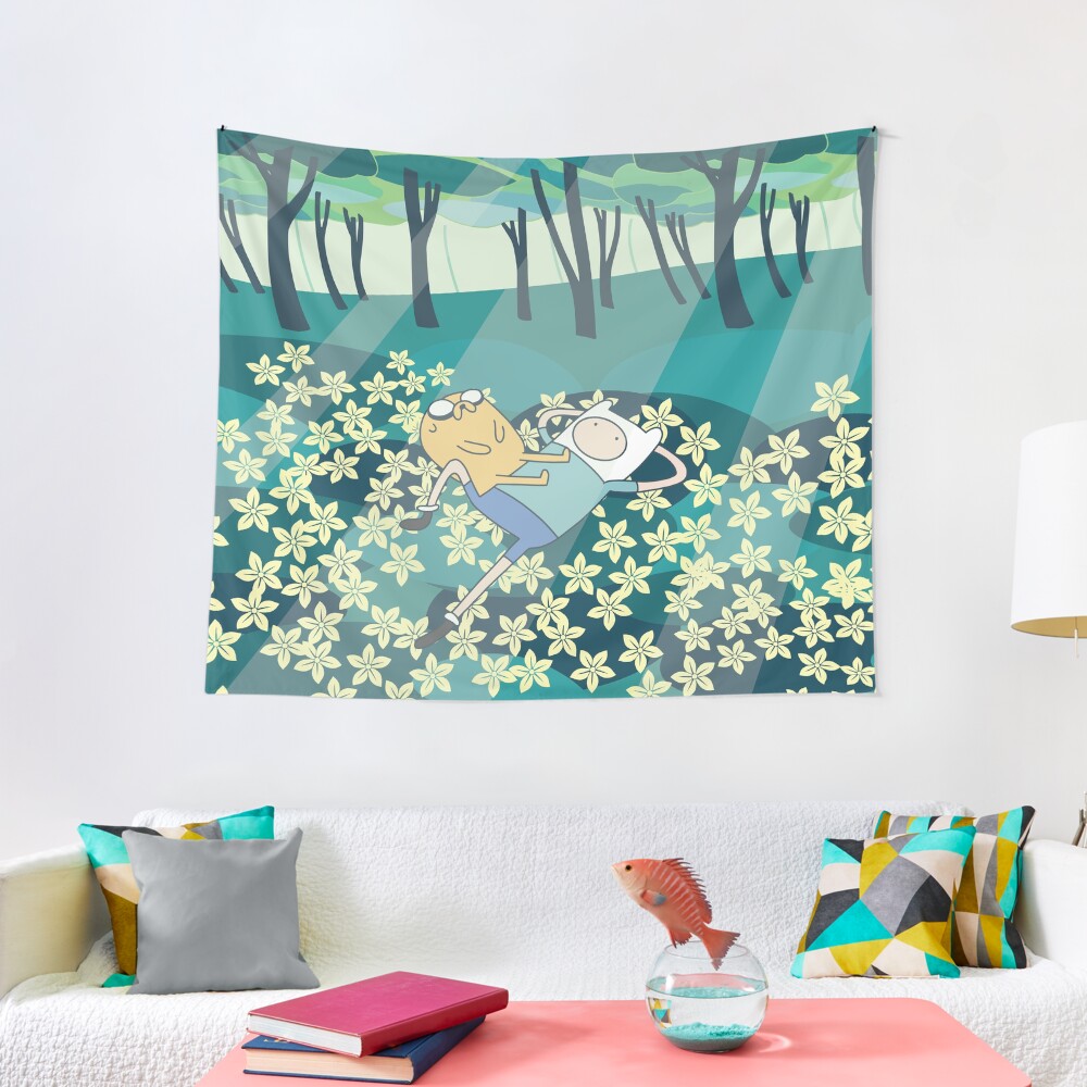 Field of Flowers (Adventure Time) Tapestry
