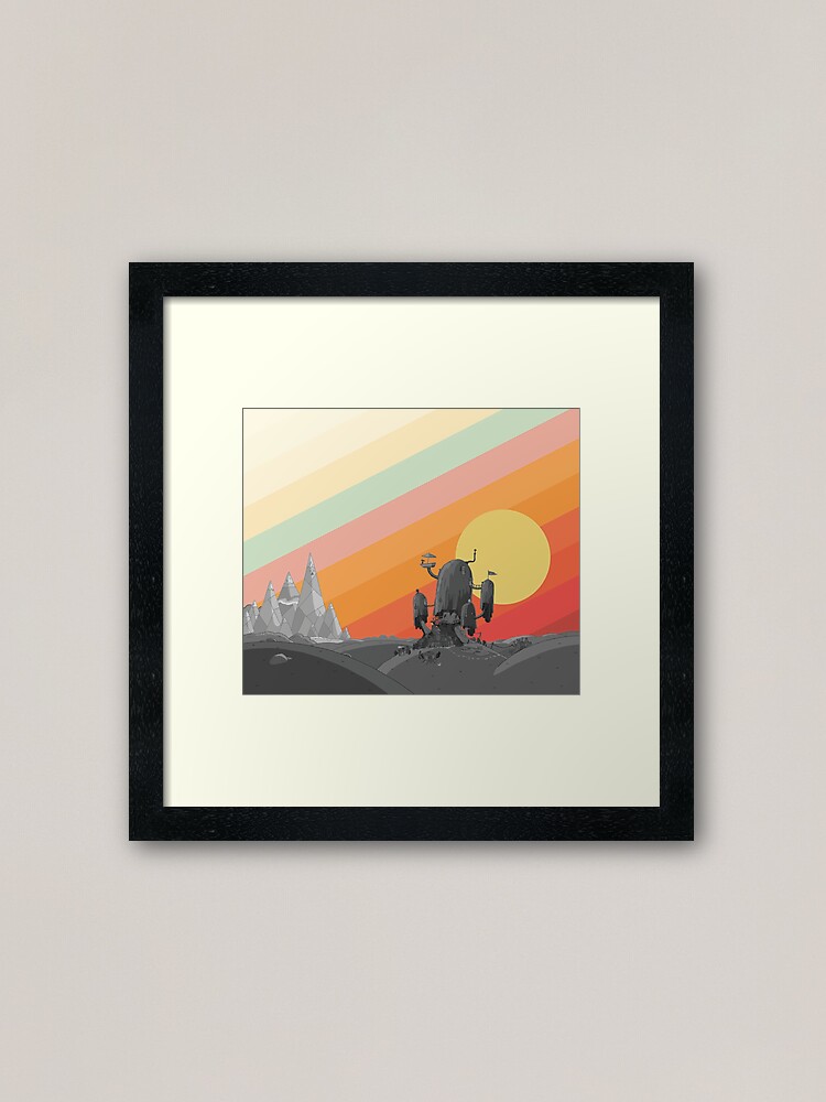 Alternate view of Land Of Ooo (Adventure Time) Framed Art Print