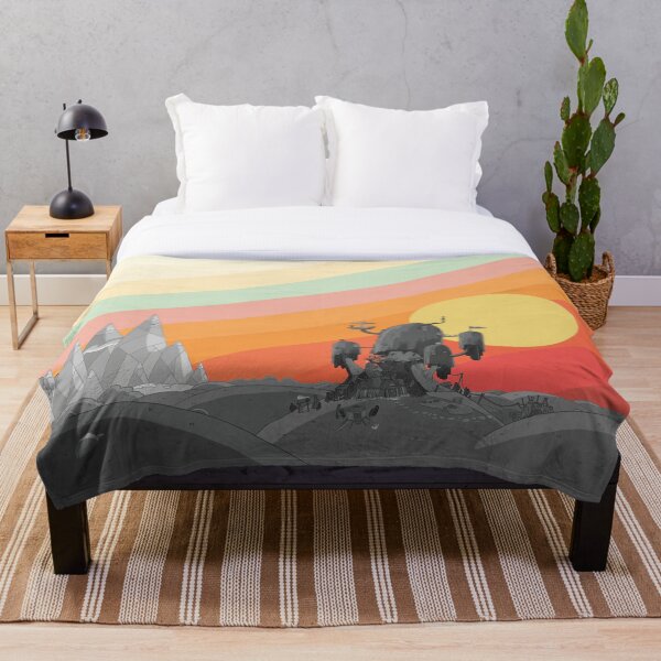 Land Of Ooo (Adventure Time) Throw Blanket
