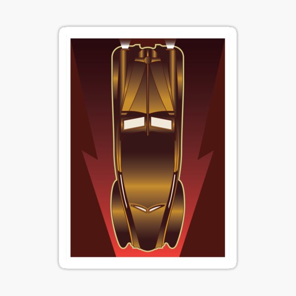 Item preview, Classic Car A Sleeper`s Dream Art Deco Geometric Retro designed and sold by 108dragons.