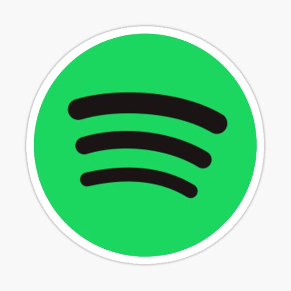 spotify logo sticker Sticker