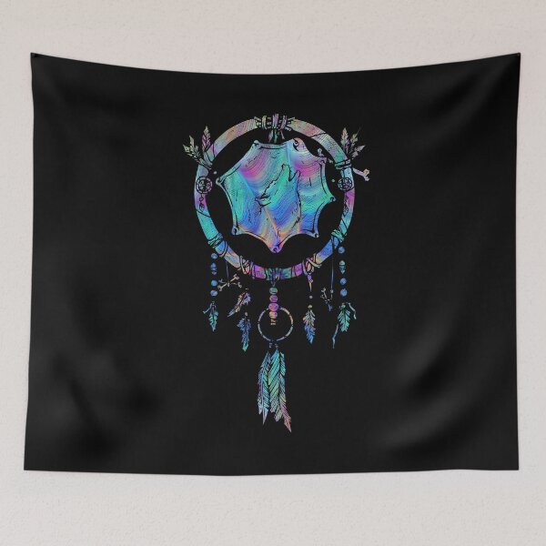 Item preview, Native American Dreamcatcher Psychedelic Wolf Gift designed and sold by MintedFresh.