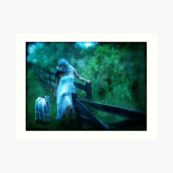 Shepherdess Art Print