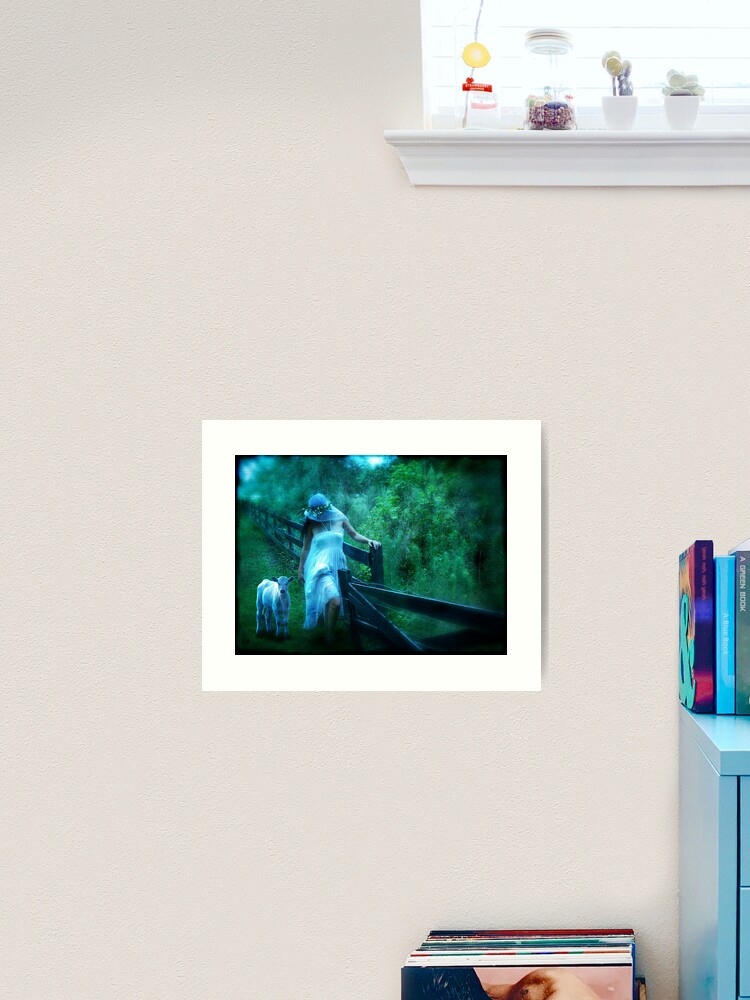 Thumbnail 2 of 3, Art Print, Shepherdess designed and sold by KatarinaSilva.