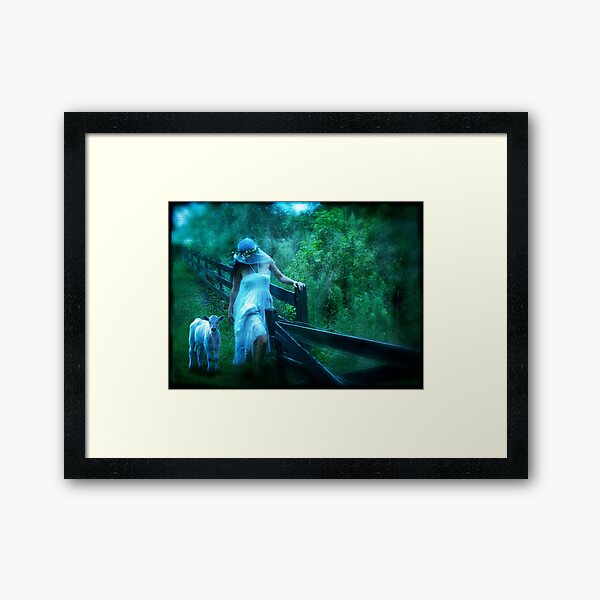 Shepherdess Framed Art Print