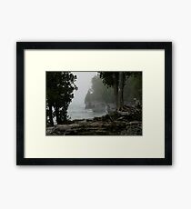 Foggy Morning in Door County Framed Print